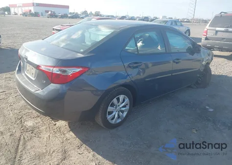 2016 Toyota Corolla Le из США, поврежденный, VIN 5YFBURHE5GP558587